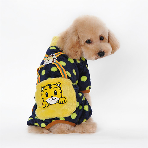 

Dog Costume Shirt / T-Shirt Outfits Polka Dot Cosplay Fashion Birthday Holiday Keep Warm Dog Clothes Puppy Clothes Dog Outfits Black Yellow Pink Costume for Girl and Boy Dog Corduroy Cotton Mixed