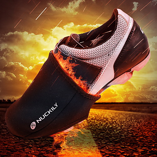 

Nuckily Adults' Cycling Shoes Cover / Overshoes Waterproof Breathable Quick Dry Cycling / Bike Black Men's Cycling Shoes