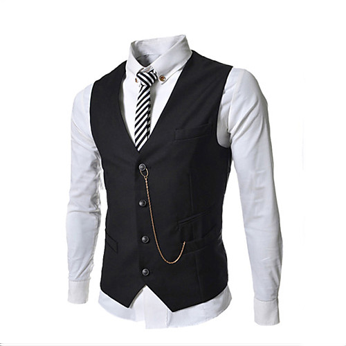 

Men's Tank Top Solid Colored Sleeveless Daily Tops White Black Red