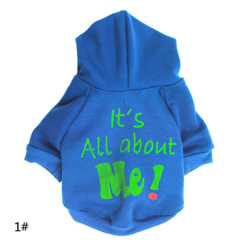 

Dog Hoodie Puppy Clothes Letter & Number Fashion Winter Dog Clothes Puppy Clothes Dog Outfits 1# 2# 3# Costume for Girl and Boy Dog Cotton XS S M L