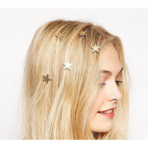 

Women's Spiral hairpin For Casual Daily Flower Alloy Golden