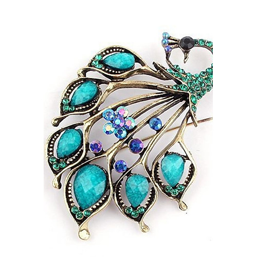 

Women's Brooches Vintage Fashion Brooch Jewelry Blue For Party Casual