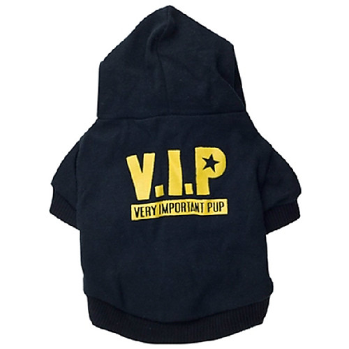 

Dog Hoodie Puppy Clothes Letter & Number Fashion Waterproof Winter Dog Clothes Puppy Clothes Dog Outfits Dark Blue Costume for Girl and Boy Dog Cotton XS S M L