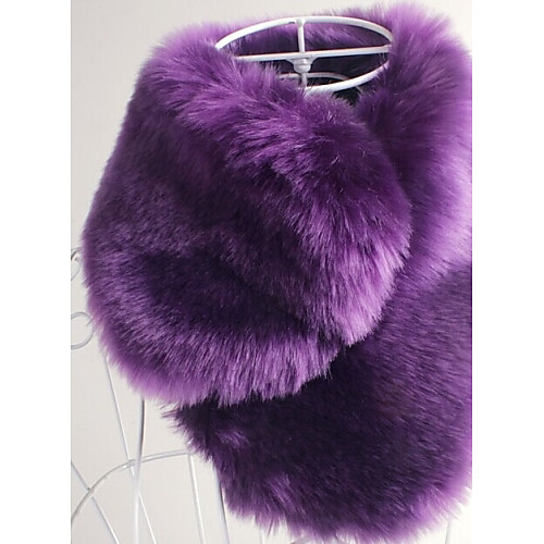 

Sleeveless Scarves Faux Fur Wedding / Party Evening / Casual Shawls / Fur Accessories / Faux Leather With