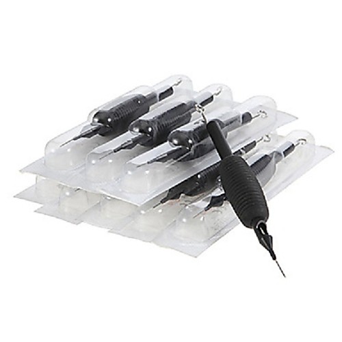 

20Pcs Basekey Round Shader(RS) Disposable Tattoo Needle 3/4 Grip Tube Mixed 9RS5 7RS5 5RS5 3RS5