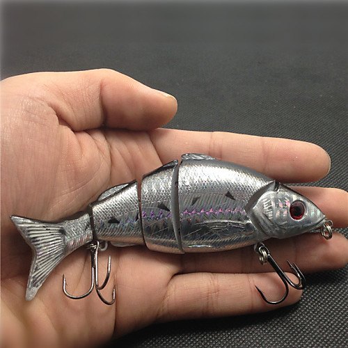 

1 pcs Fishing Lures Multi Jointed Swimbaits 4 Segment Floating Bass Trout Pike Sea Fishing Bait Casting Ice Fishing