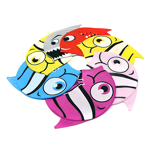 

Swim Cap for Kids Silicone Waterproof Comfortable Keep Hair Dry Swimming Diving