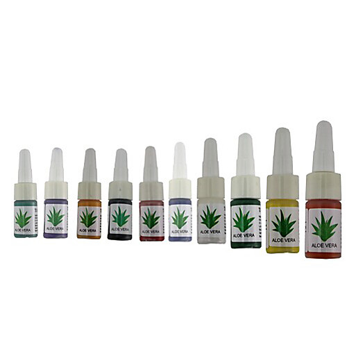 

BaseKey Tattoo Ink 10 x 5 ml Professional - Mixed