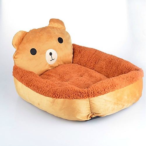 

Bed Pet Mats & Pads Portable Blue / Brown Cotton