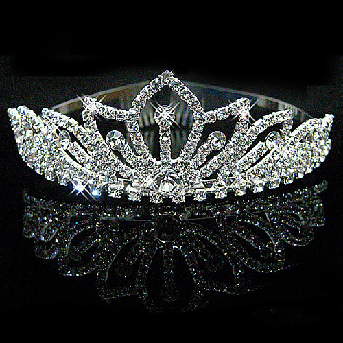 

Bridal Wedding Princess Pageant Prom Crystal Tiara Crown Headband