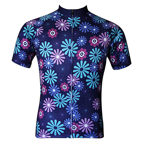 

JESOCYCLING Women's Short Sleeve Cycling Jersey Plus Size Bike Jersey Top Mountain Bike MTB Road Bike Cycling Breathable Quick Dry Ultraviolet Resistant Sports Clothing Apparel / Stretchy