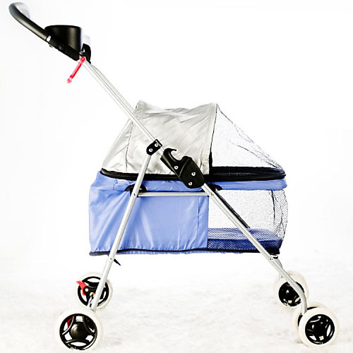 

Mixed Material/ Portable/Safe Stroller Cart Car Carrier For Dogs / Cats
