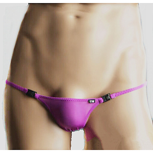 

Men's Super Sexy G-string Underwear Solid Colored 1 Piece Black White Purple M L XL