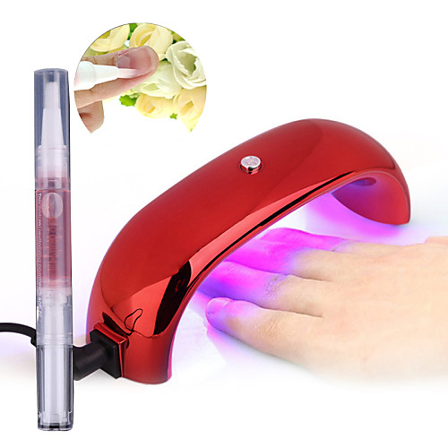 

Nail Led Rainbow Phototherapy Lamp Phototherapy Glue Baking Lamp 9w1Cuticle Revitalizer Oil