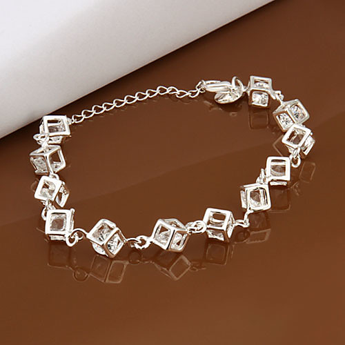 

Chain Bracelet Party Brass Bracelet Jewelry Silver For