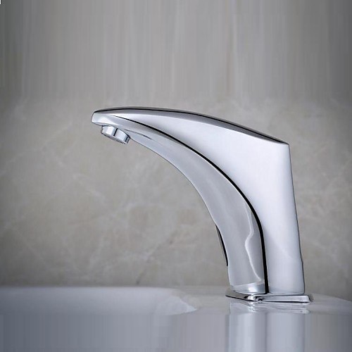 

Bathroom Sink Faucet - Sensor Chrome Centerset Hands free One HoleBath Taps