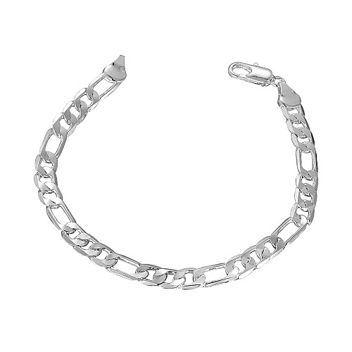 

Men's Tennis Bracelet Ladies Copper Bracelet Jewelry Silver For Party Daily Casual / Silver Plated