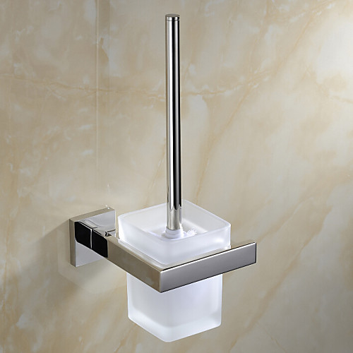 

Toilet Brush Holder Contemporary Stainless Steel 1 pc - Hotel bath