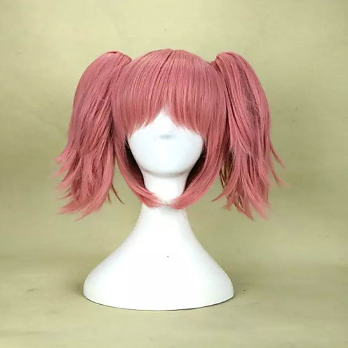 

Synthetic Wig Straight Straight Wig Pink Red Pink Synthetic Hair Red Pink hairjoy