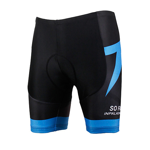 

ILPALADINO Men's Unisex Cycling Padded Shorts Bike Shorts Padded Shorts / Chamois Pants Windproof Breathable 3D Pad Sports Lycra Black / Blue Road Bike Cycling Clothing Apparel Relaxed Fit Bike Wear