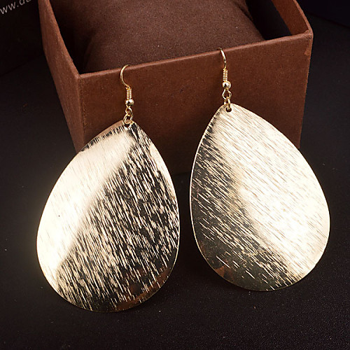 

Women's Drop Earrings Hollow Out Cheap Statement Ladies Personalized Earrings Jewelry Silver / Golden For Wedding Party Daily Casual