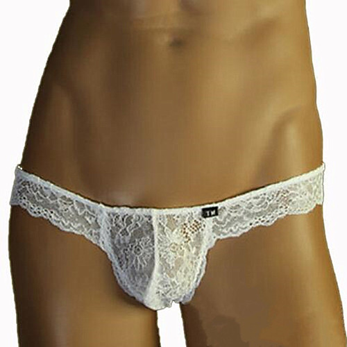 

Men's Briefs Underwear Solid Colored Black White M L XL