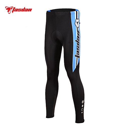 

TASDAN Men's Cycling Pants Bike Pants / Trousers Tights Pants Breathable 3D Pad Quick Dry Sports Solid Color Winter Blue / Black Clothing Apparel Bike Wear / High Elasticity / Reflective Strips