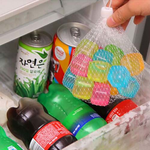 

20 pcs ice frozen ice mold, ice particles traveling outdoor reusable ice cooling