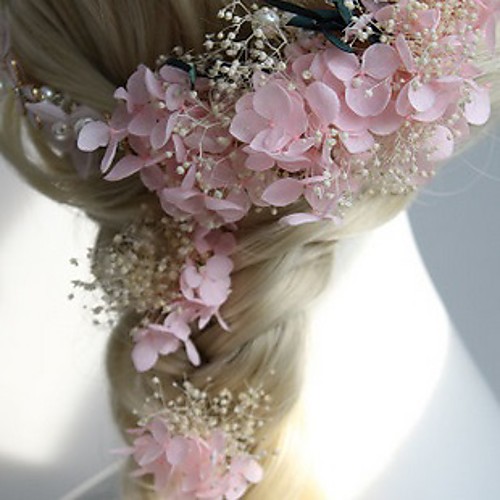 

Fabric Hair Pin with 1 Wedding / Special Occasion / Casual Headpiece