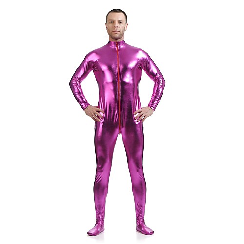 

Shiny Zentai Suits Ninja Spandex Cosplay Costumes Solid Colored Halloween / Leotard / Onesie / Leotard / Onesie / High Elasticity