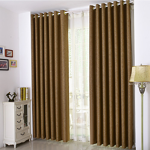 

Ready Made Room Darkening Curtains Drapes Two Panels For Bedroom