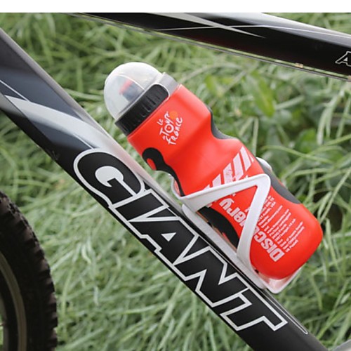 

Bike Sports Water Bottle Portable Non Toxic BPA Free Eco-Friendly For Cycling Bicycle Road Bike Mountain Bike MTB Fixed Gear Bike Synthetic Yellow Red Blue 1 pcs