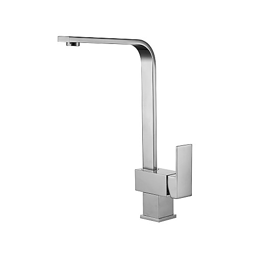 

Kitchen faucet - Single Handle One Hole Chrome Bar / ­Prep Centerset Contemporary