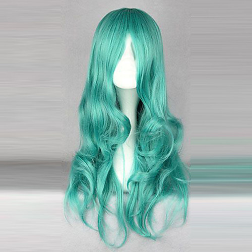 

Sailor Moon Sailor Neptune Cosplay Wigs Women's 26 inch Heat Resistant Fiber Anime Wig