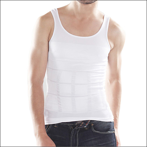 

Men's Tank Top Solid Colored Plus Size Sleeveless Daily Tops White Black