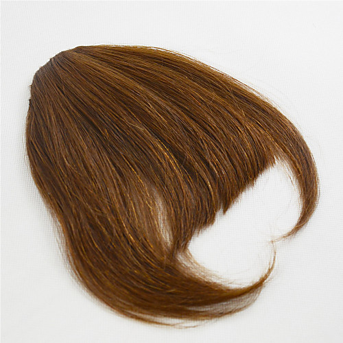 

Black Medium Brown Bangs Fringe 0.25kg Human Hair Hair Piece Hair Extension