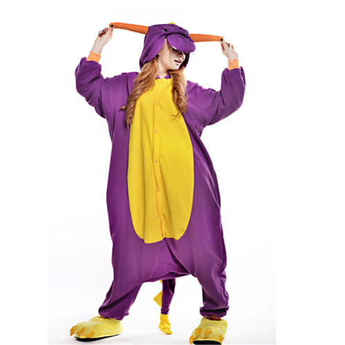 

Adults' Kigurumi Pajamas Dragon Dinosaur Animal Onesie Pajamas Polar Fleece Purple Cosplay For Men and Women Animal Sleepwear Cartoon Festival / Holiday Costumes / Leotard / Onesie / Leotard / Onesie