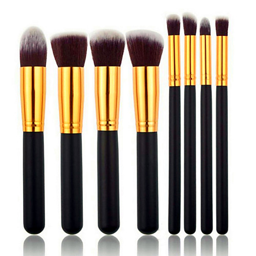 

Professional Makeup Brushes Makeup Brush Set 8pcs Portable Travel Eco-friendly Professional Full Coverage Wood for Blush Brush Foundation Brush Eyeshadow Brush Concealer Brush Makeup Brush Set Powder