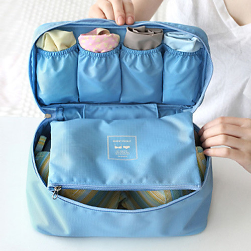 

1pc Travel Luggage Organizer / Packing Organizer Travel Toiletry Bag Portable Travel Storage Multi-function Travel Fabric Gift For /