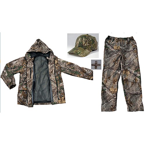 

Hunting Jacket with Pants Men's Waterproof / Thermal / Warm / Shockproof Classic / Fashion / Camouflage Winter Fleece Clothing Suit Long Sleeve for Hunting / Fishing