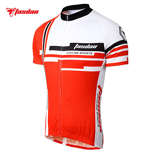 

TASDAN Men's Short Sleeve Cycling Jersey Red Blue Bike Jersey Sleeves Top Mountain Bike MTB Road Bike Cycling Breathable Quick Dry Sweat-wicking Sports Clothing Apparel / Stretchy