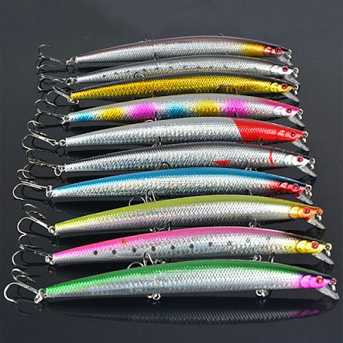 

1 pcs Fishing Lures Minnow Pencil Floating Bass Trout Pike Sea Fishing Bait Casting Ice Fishing