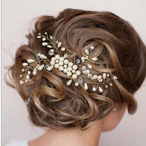 

Women's Hair Combs For Wedding Party Pearl White