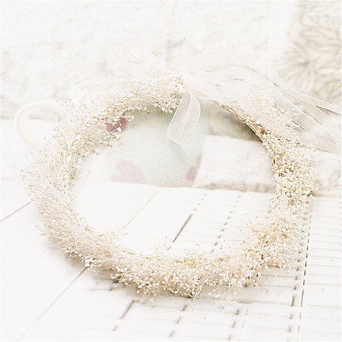 

Basketwork Wreaths Headpiece Wedding Party Elegant Feminine Style