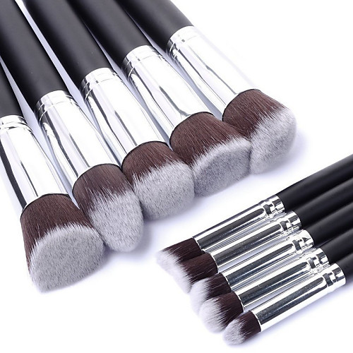 

Professional Makeup Brushes Makeup Brush Set 10pcs Portable Travel Eco-friendly Professional Full Coverage Synthetic Wood Makeup Brushes for Blush Brush Foundation Brush Eyebrow Brush Eyeshadow Brush