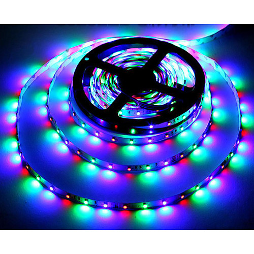 

5m RGB Strip Lights 300 LEDs 2835 SMD 2835 SMD 1pc RGB Cuttable Party Decorative 12 V / Self-adhesive