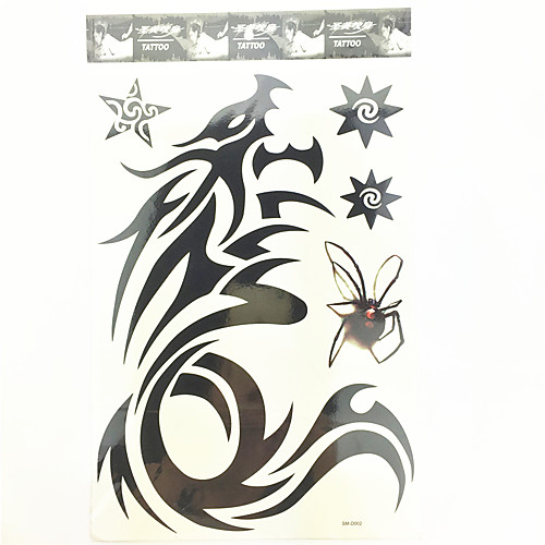 

#(1) Temporary Tattoos Waterproof Paper Tattoo Stickers / Pattern