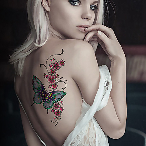 

2 pcs Temporary Tattoos Face / Body / Hand Paper Tattoo Stickers