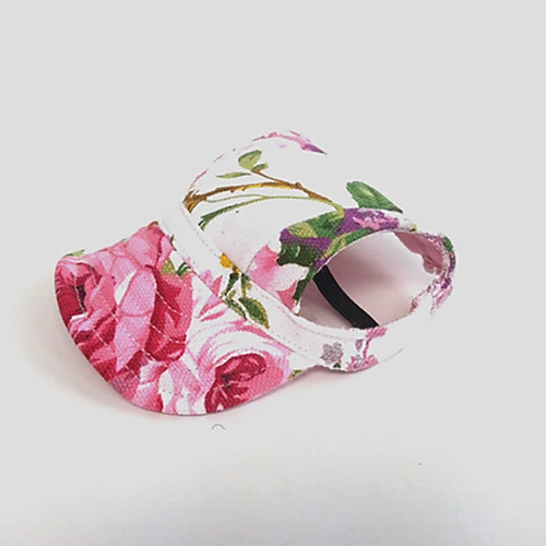 

Cat Dog Hoodie Bandanas & Hats Sport Hat Flower Holiday Dog Clothes Puppy Clothes Dog Outfits Pink Costume for Girl and Boy Dog Nylon S M