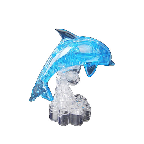 

Dolphin 3D Puzzle Wooden Puzzle Crystal Puzzle Wooden Model ABS Kid's Adults' Toy Gift